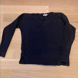 Madewell black cotton sweater size small